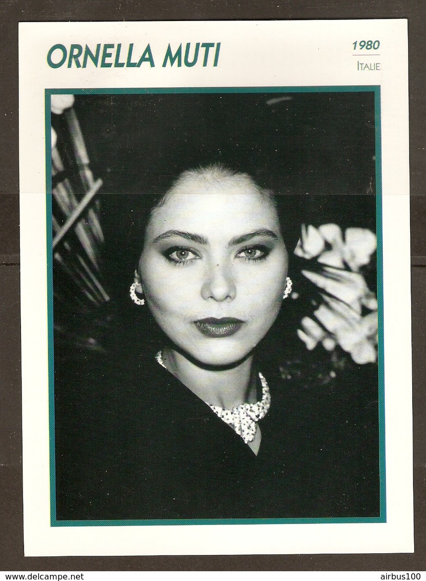 PORTRAIT DE STAR 1980 ITALIE ITALIA ITALY - ACTRICE ORNELLA MUTI - ACTRESS CINEMA - Photographs