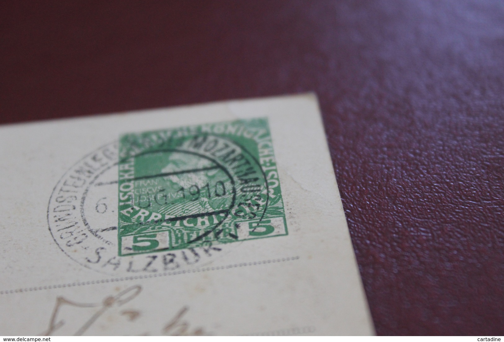 Entier  Postal Stationery - Österreich / Autriche - Mozart Gemeinde In Salzburg - 1910 - Etat: Coin Corné - Other & Unclassified