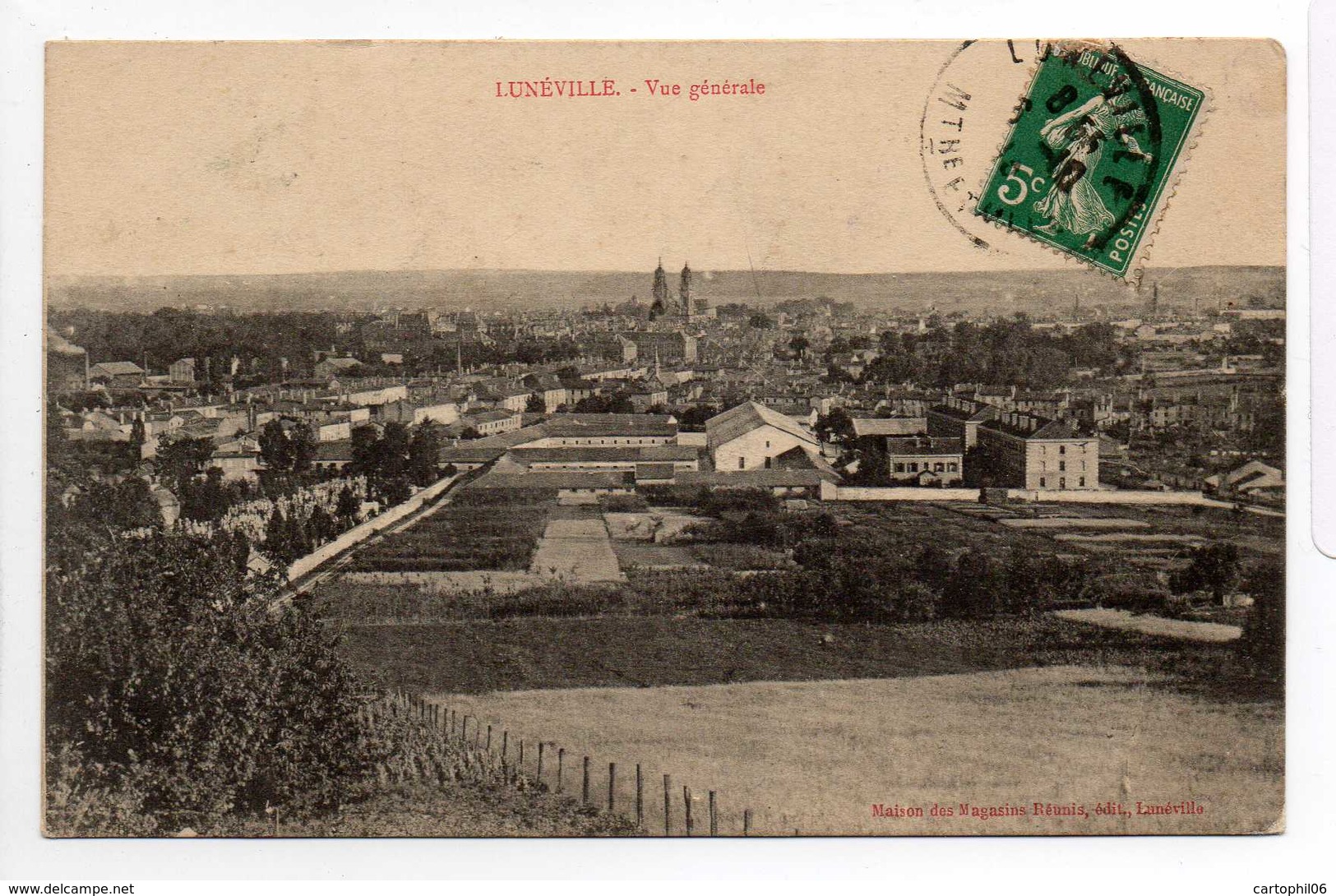 - CPA LUNÉVILLE (54) - Vue Générale 1910 - Edition Maison Des Magasins Réunis - - Luneville