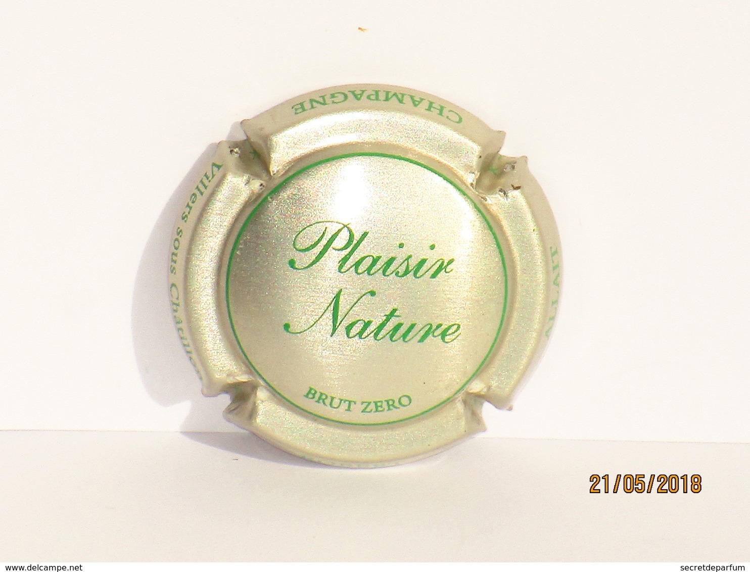 Capsules Ou Plaques De Muselet CHAMPAGNE ROBERT ALLAIT PLAISIR NATURE 100% PINOT MEUNIER - Collections