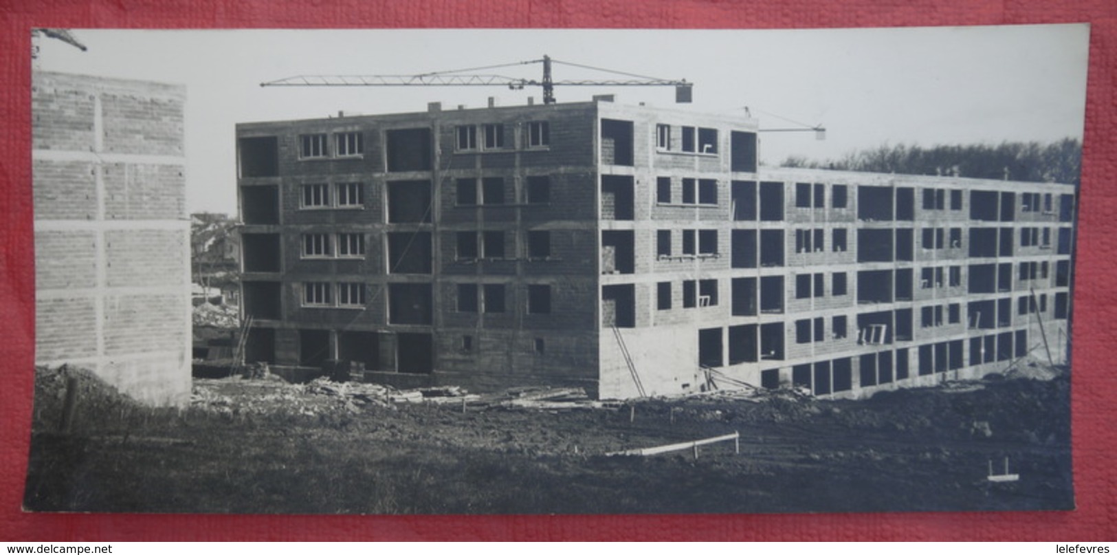 MONTPELLIER - MAS DREVON - Construction Des Bâtiments 1964 - 2 Photos  ( 38 X 17 Cm ) - Montpellier