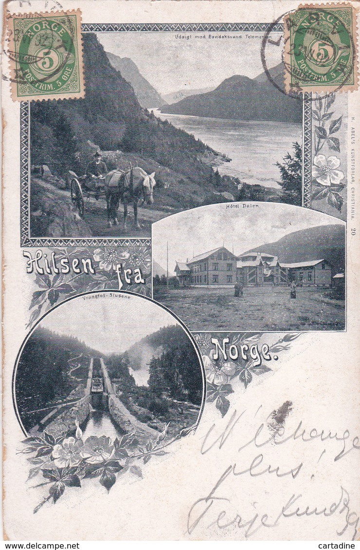 CPA Norge / Norvège - Hilsen Fra Norge - 1902 - Etat Moyen - Norvège