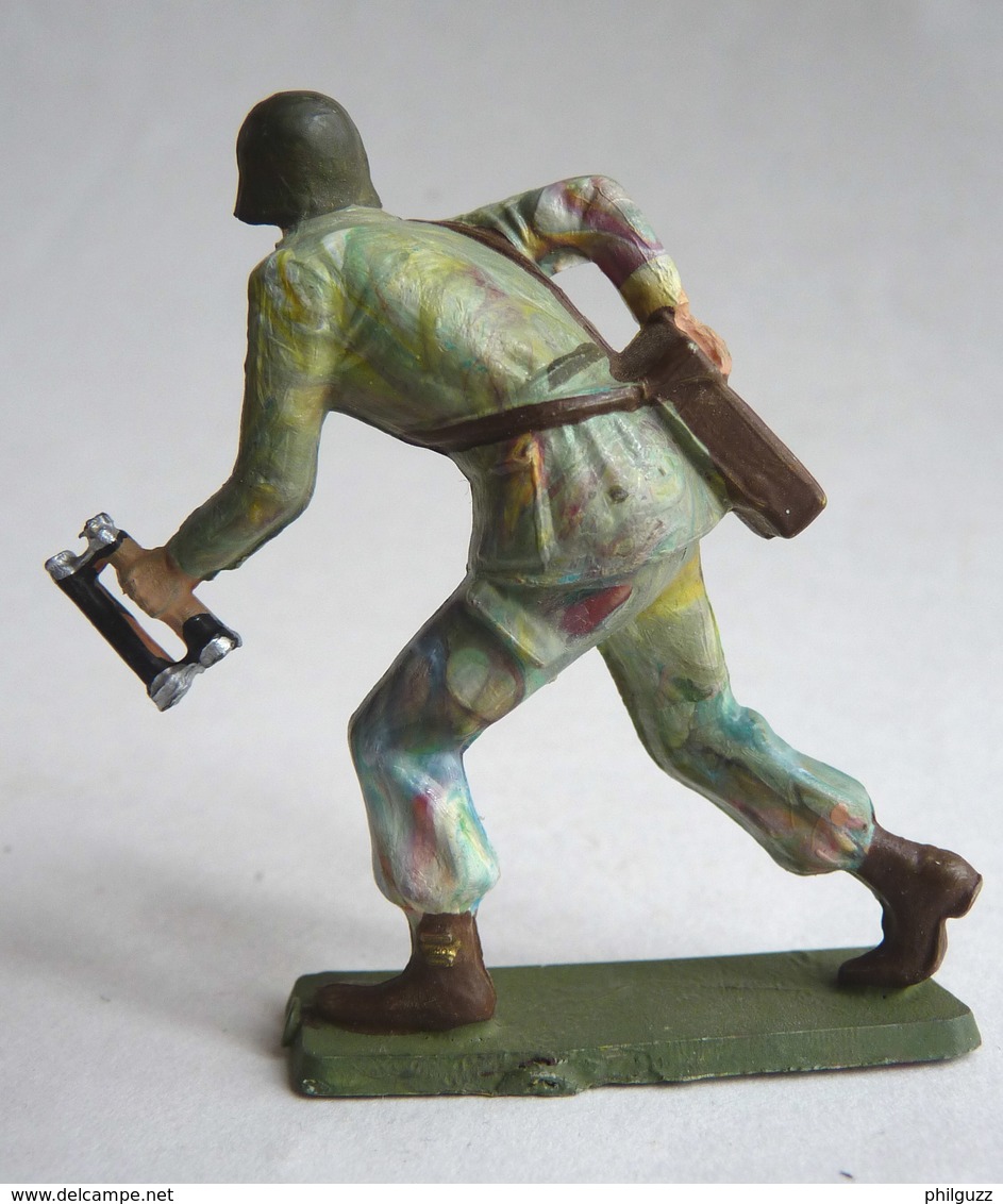 SOLDAT FIGURINE FIG STARLUX 1966 PARA CASQUE Jumelles (3) P3  ARMEE MODERNE - Starlux