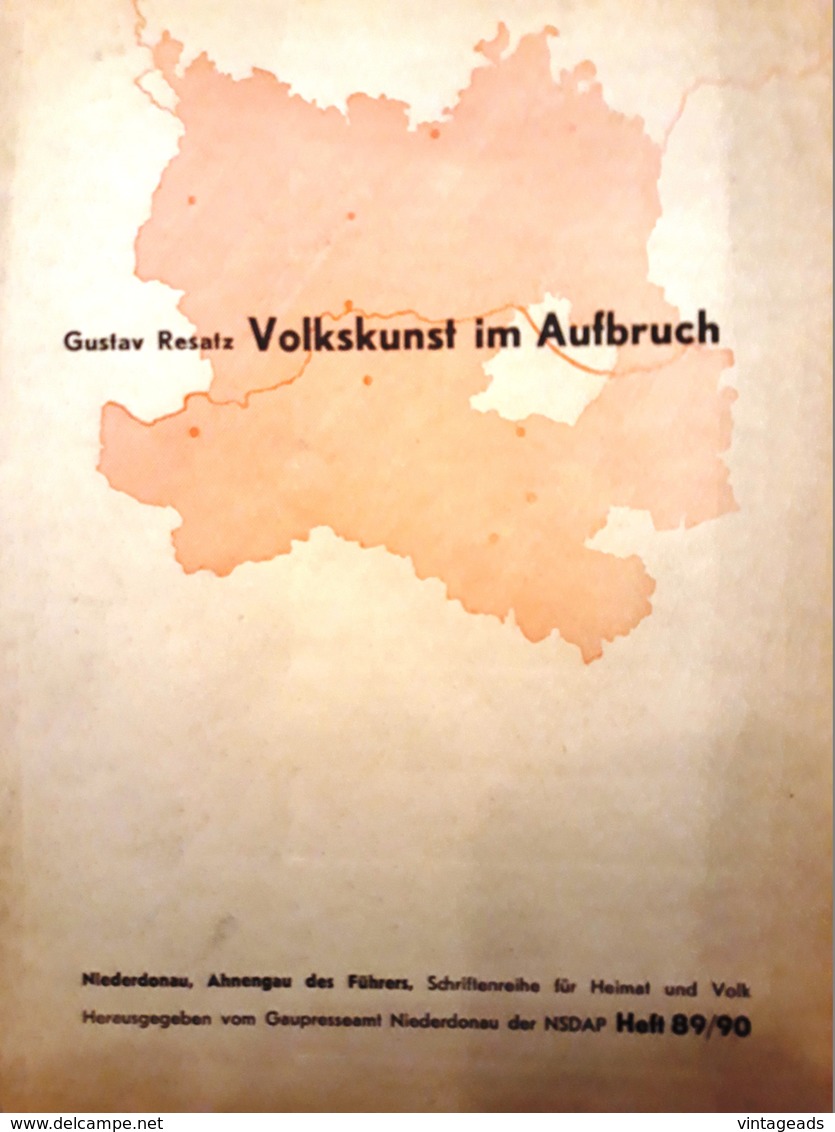 BU002 - Buch Volkskunst Im Aufbruch, Die Geistigen Und Künstlerischen Grundlagen Der Werkschule Gloggnitz - Kunst