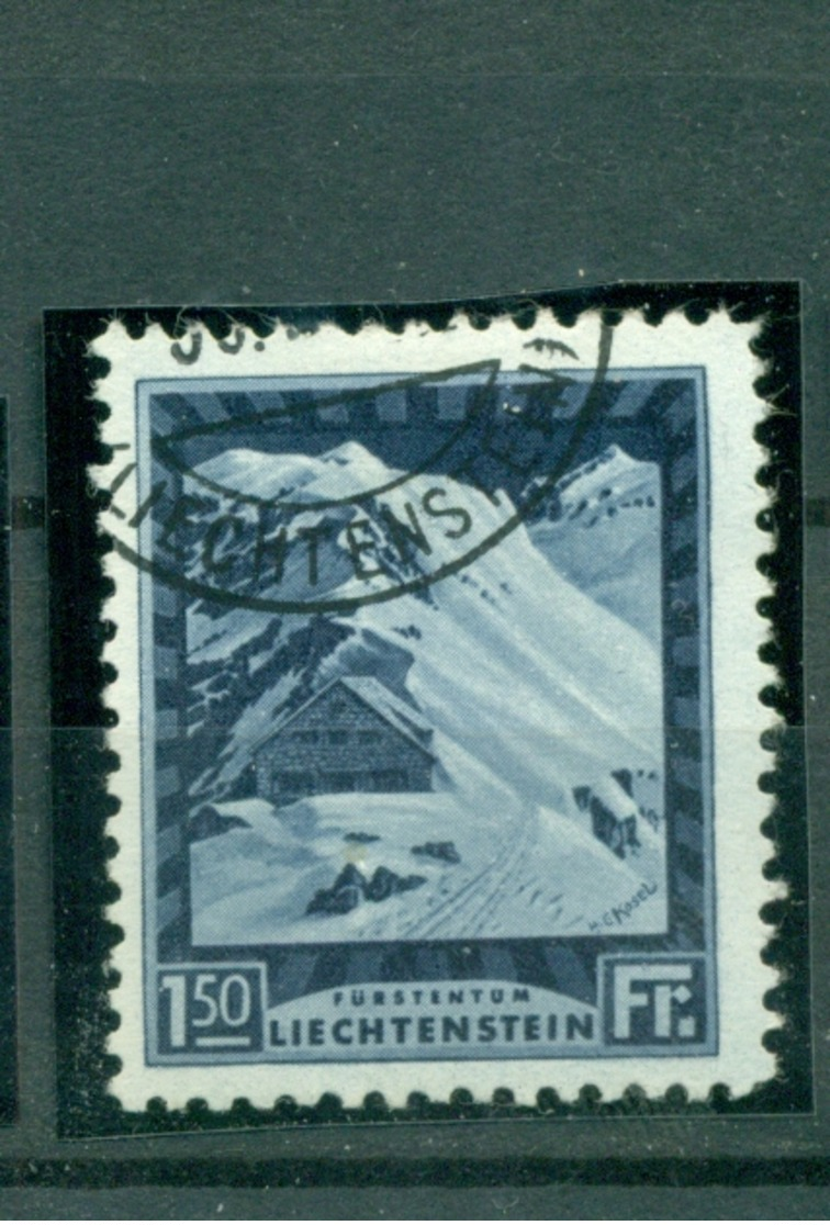 Liechtenstein, Berge Im Schnee, Nr 106 B  Gestempelt - Used Stamps