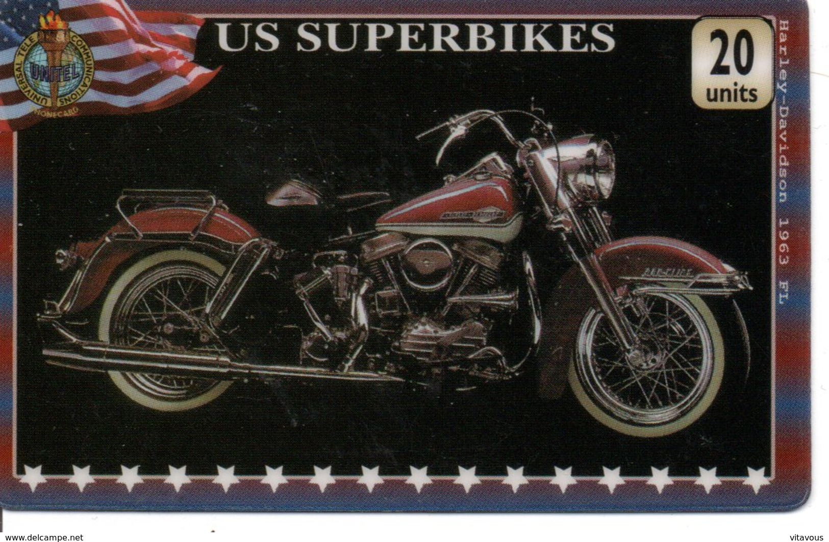 Carte Prépayée US Superbikes Moto Motor Card (G 153) - Collections