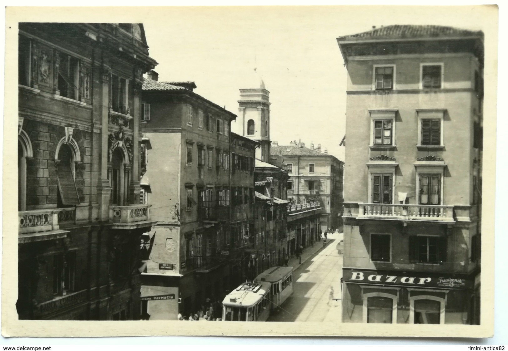 RIJEKA, FIUME (CROAZIA) - Bazar, Tram And Other Buildings - Croatie