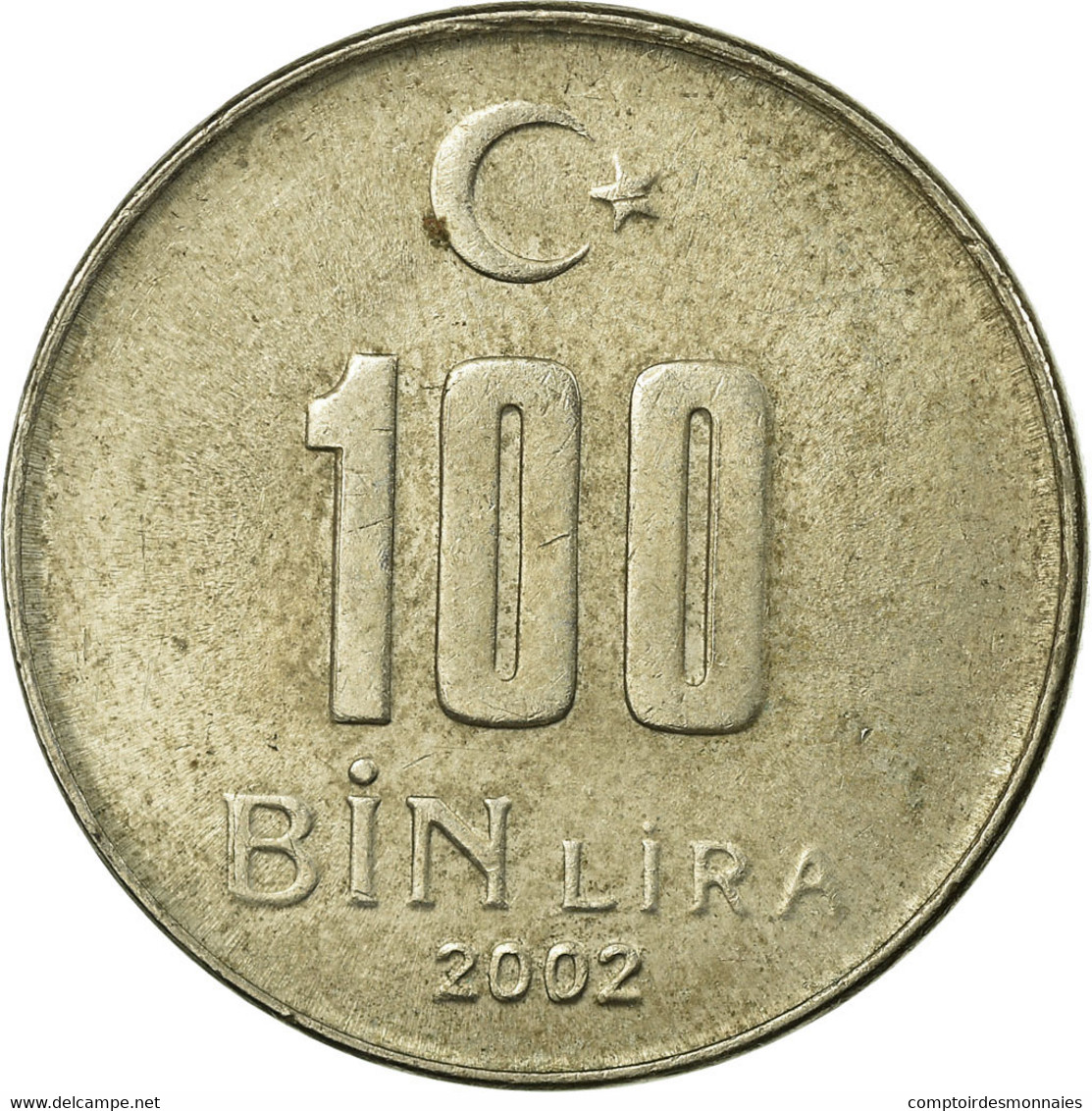 Monnaie, Turquie, 100000 Lira, 100 Bin Lira, 2002, Istanbul, TB+ - Turquie