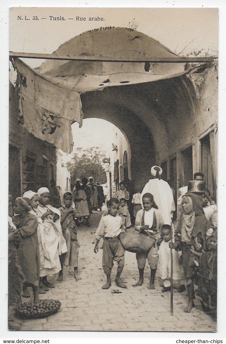 Tunis - Rue Arabe - N.L. 33 - Tunisie