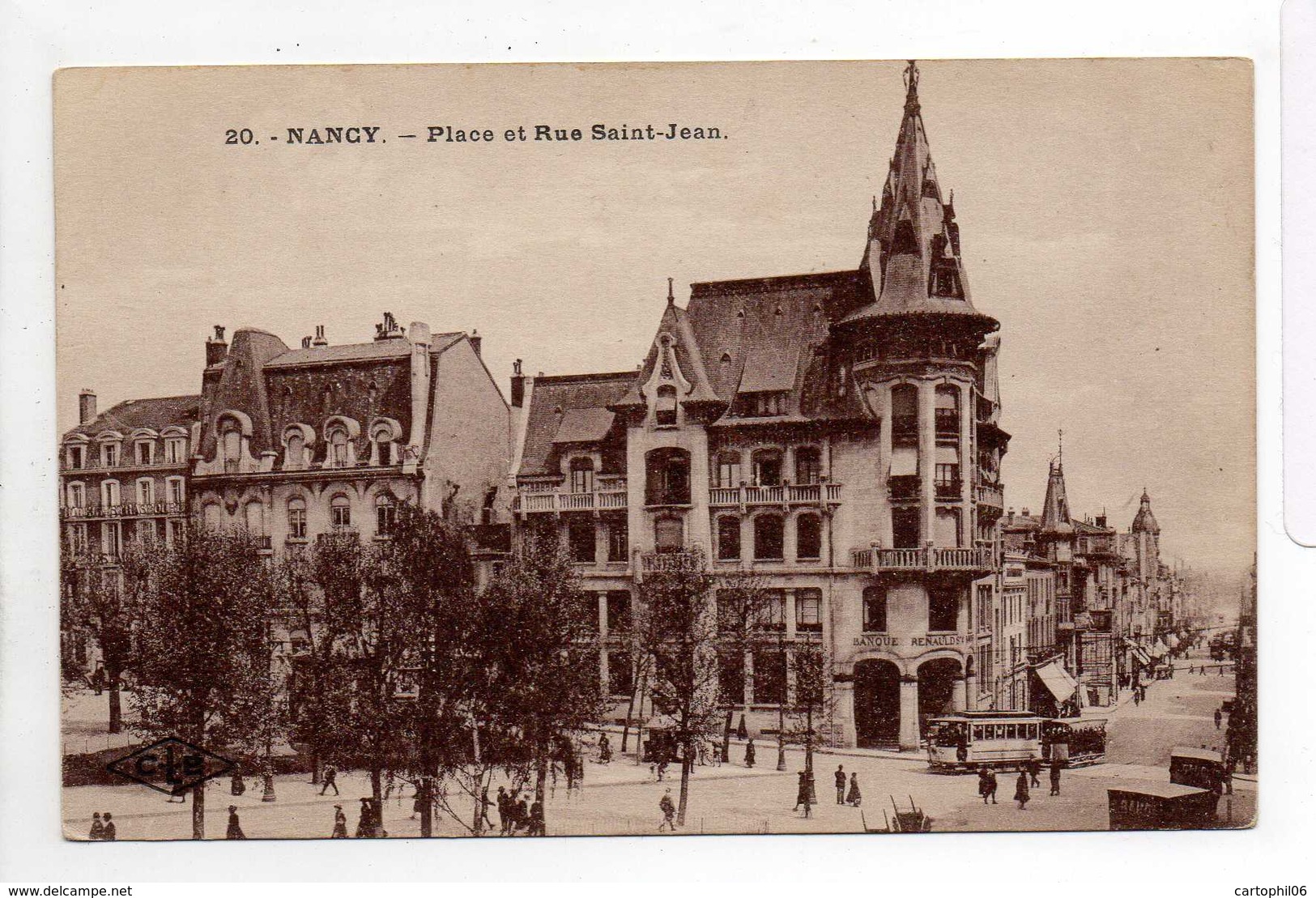 - CPA NANCY (54) - Place Et Rue Saint-Jean - Edition C. Lardier N° 20 - - Nancy