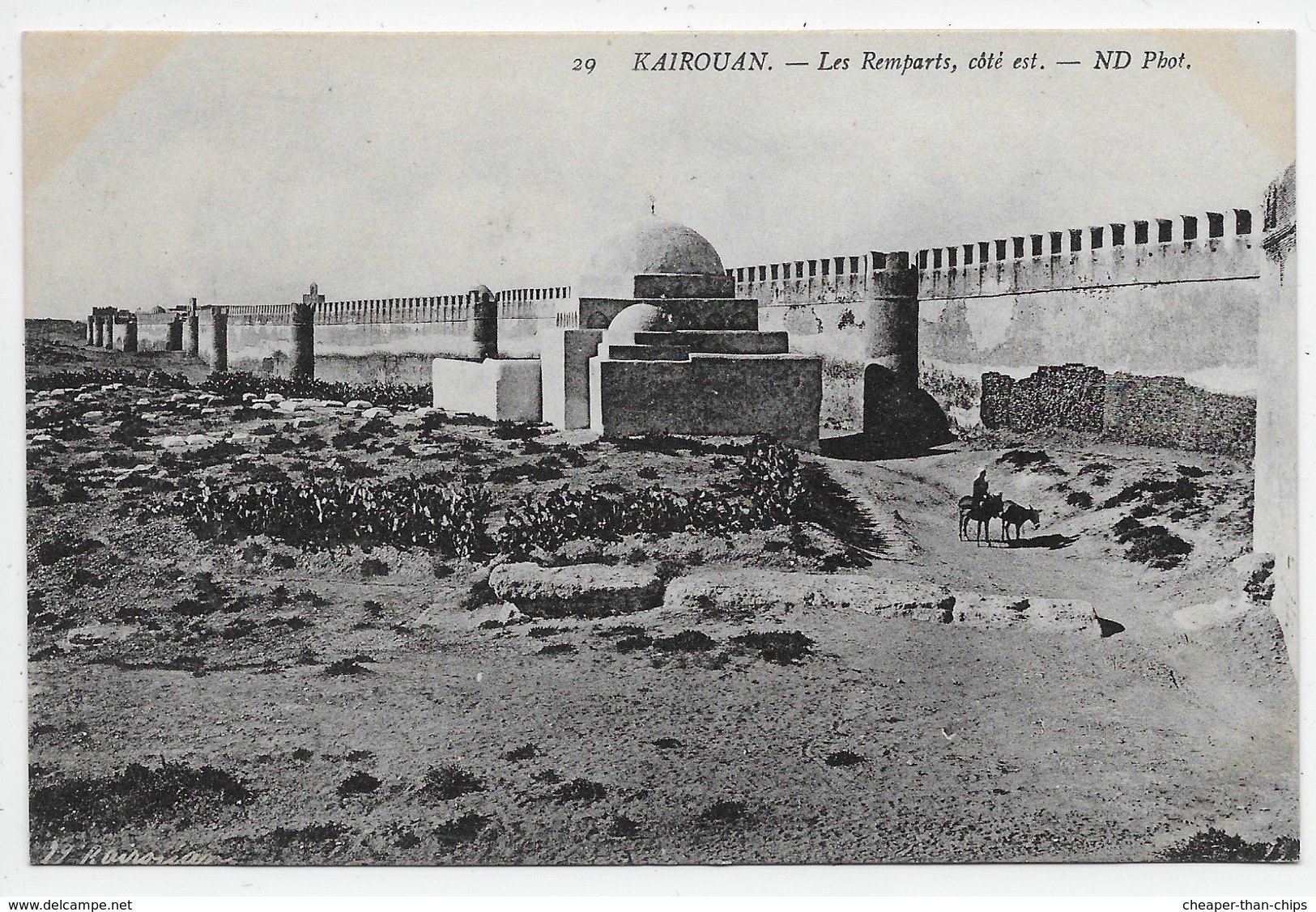 Kairouan - Les Remparts, Cote Est  - ND 29 - Túnez