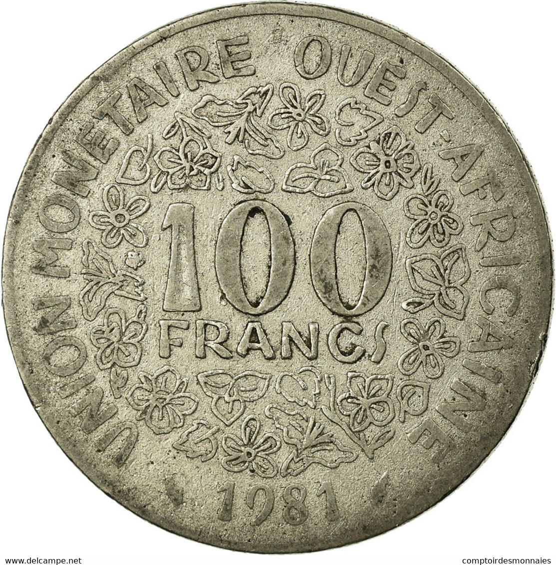 Monnaie, West African States, 100 Francs, 1981, Paris, TB+, Nickel, KM:4 - Ivory Coast