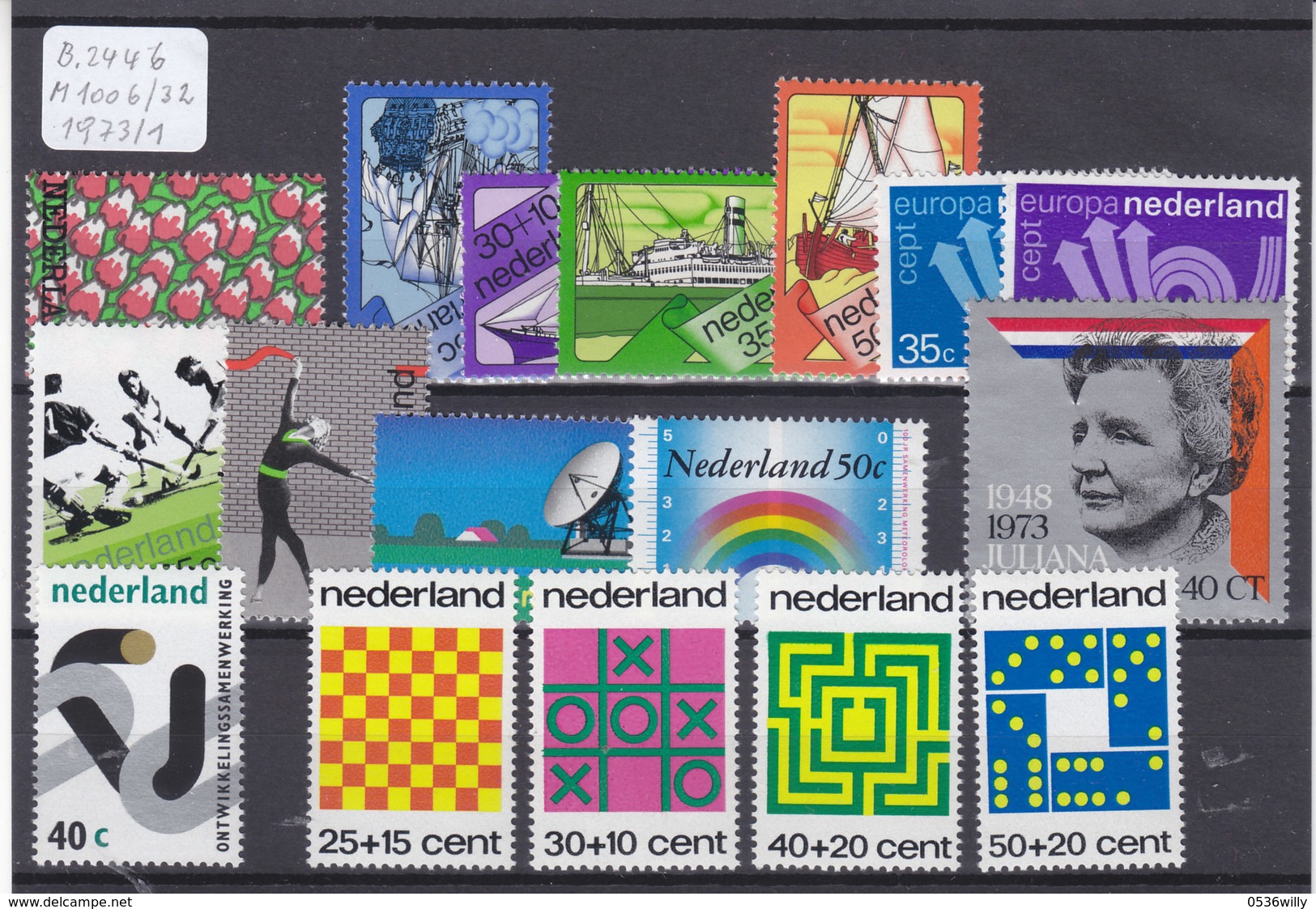 NL-Niederlande Ausgaben 1973 Komplett (B.2446) - Volledig Jaar