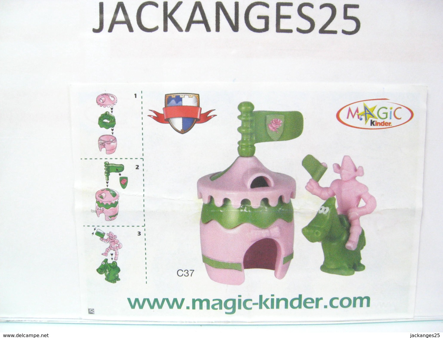 KINDER FUNNY CASTLE MPG C 37 2004 + BPZ A + MAGIC CODE - Montabili