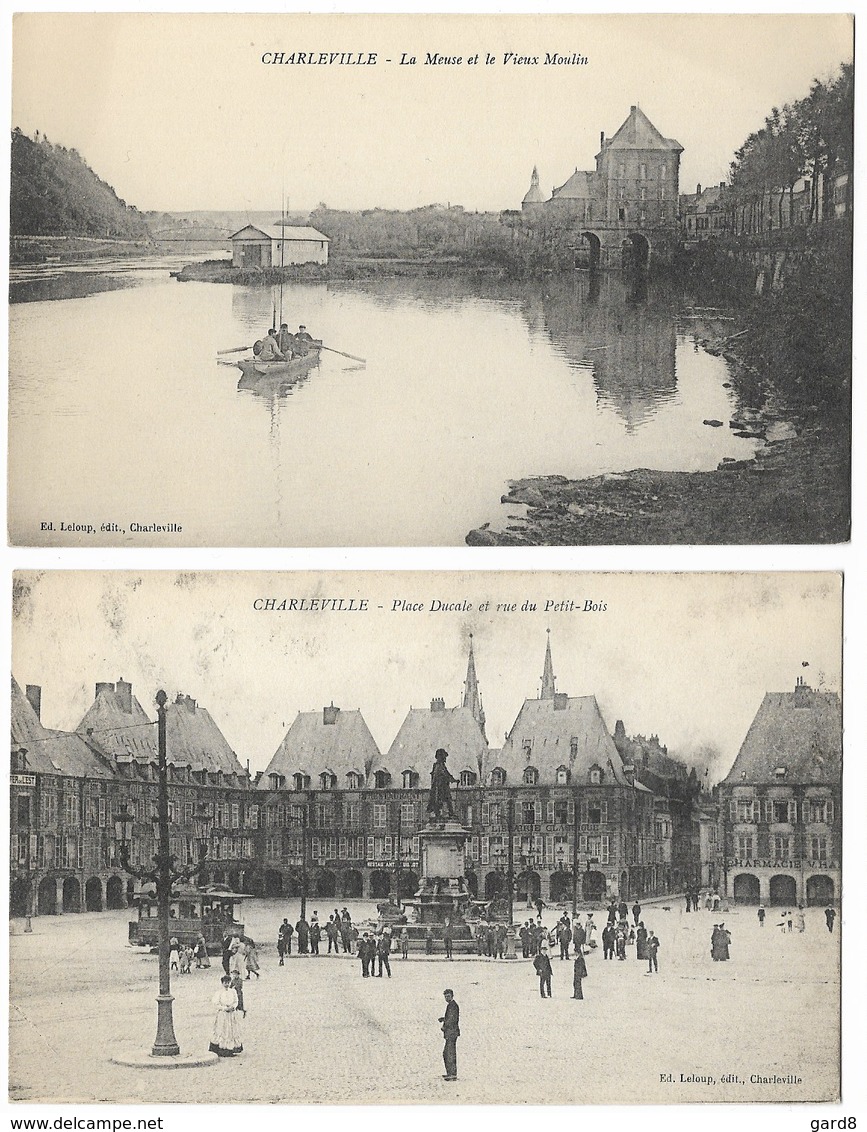 Lot De 2 Cartes De Charleville  (08) - Charleville