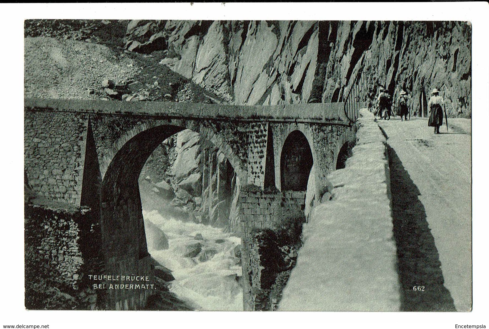 CPA - Carte Postale-Suisse- Teufelsbrücke Bei Andermatt VM3194 - Andermatt