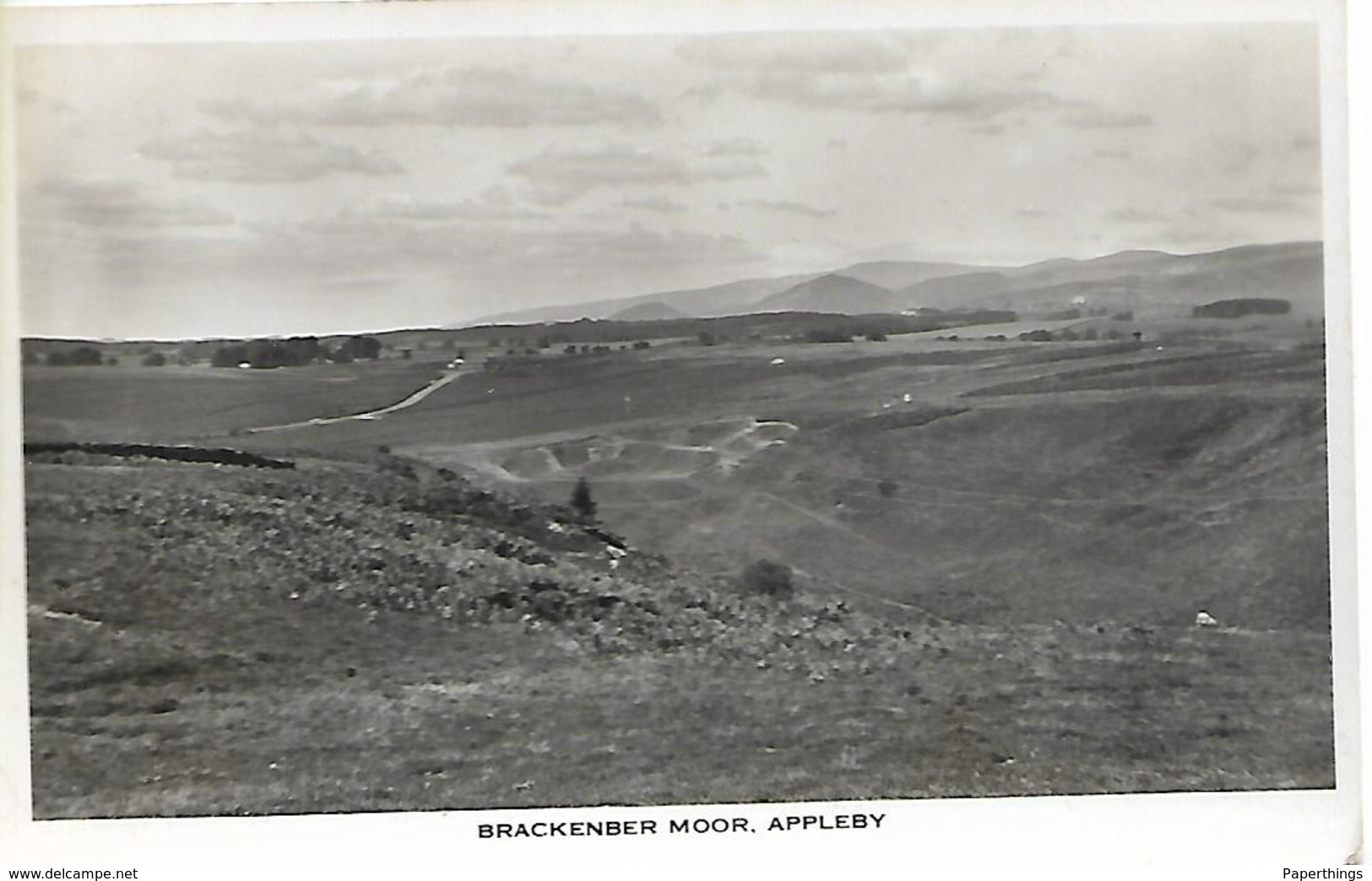 Real Photo Postcard, Brackenber Moor, Appleby. Scenic Landscape. - Appleby-in-Westmorland