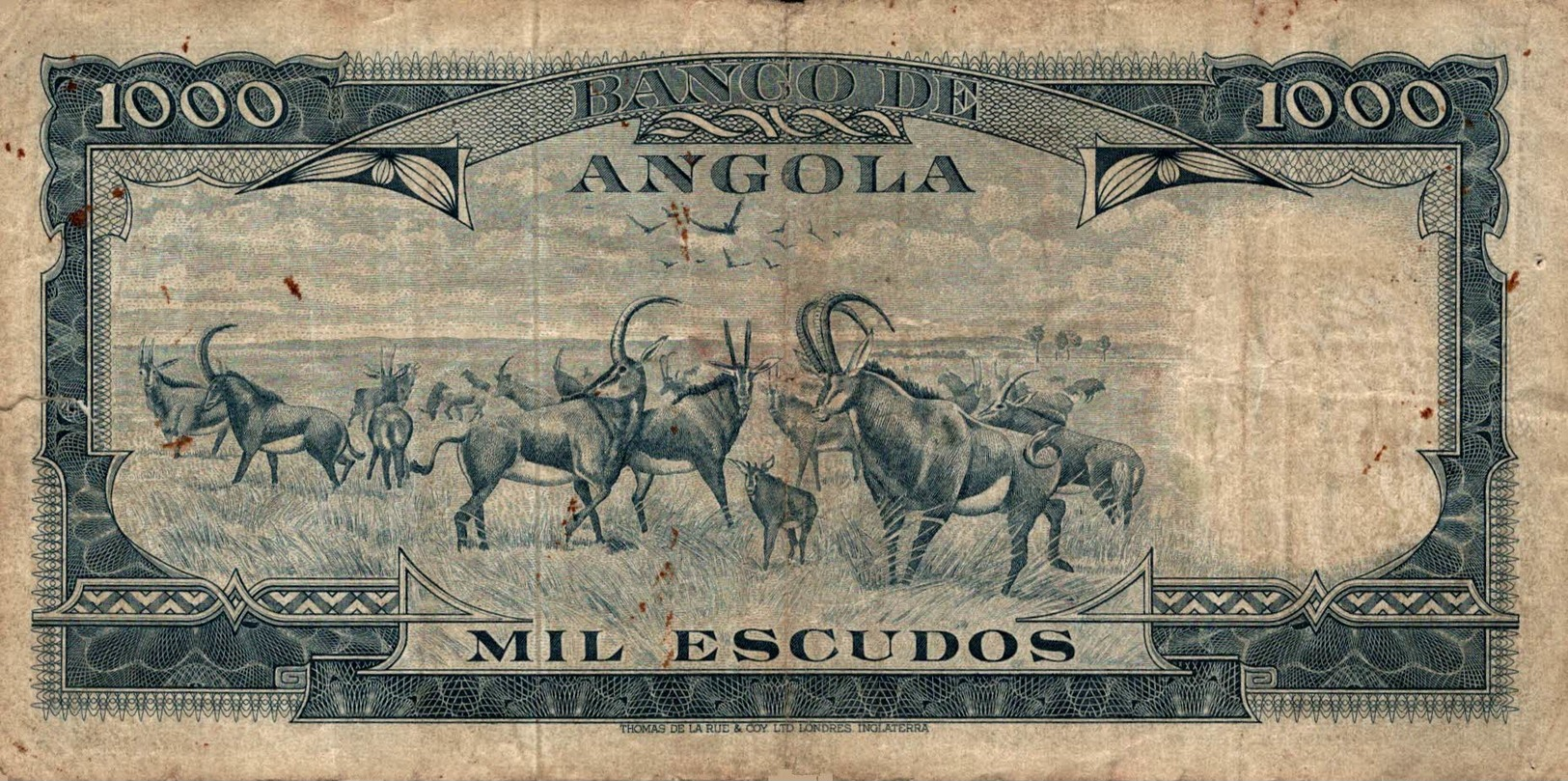 6487-2019    BILLET   ANGOLA - Angola