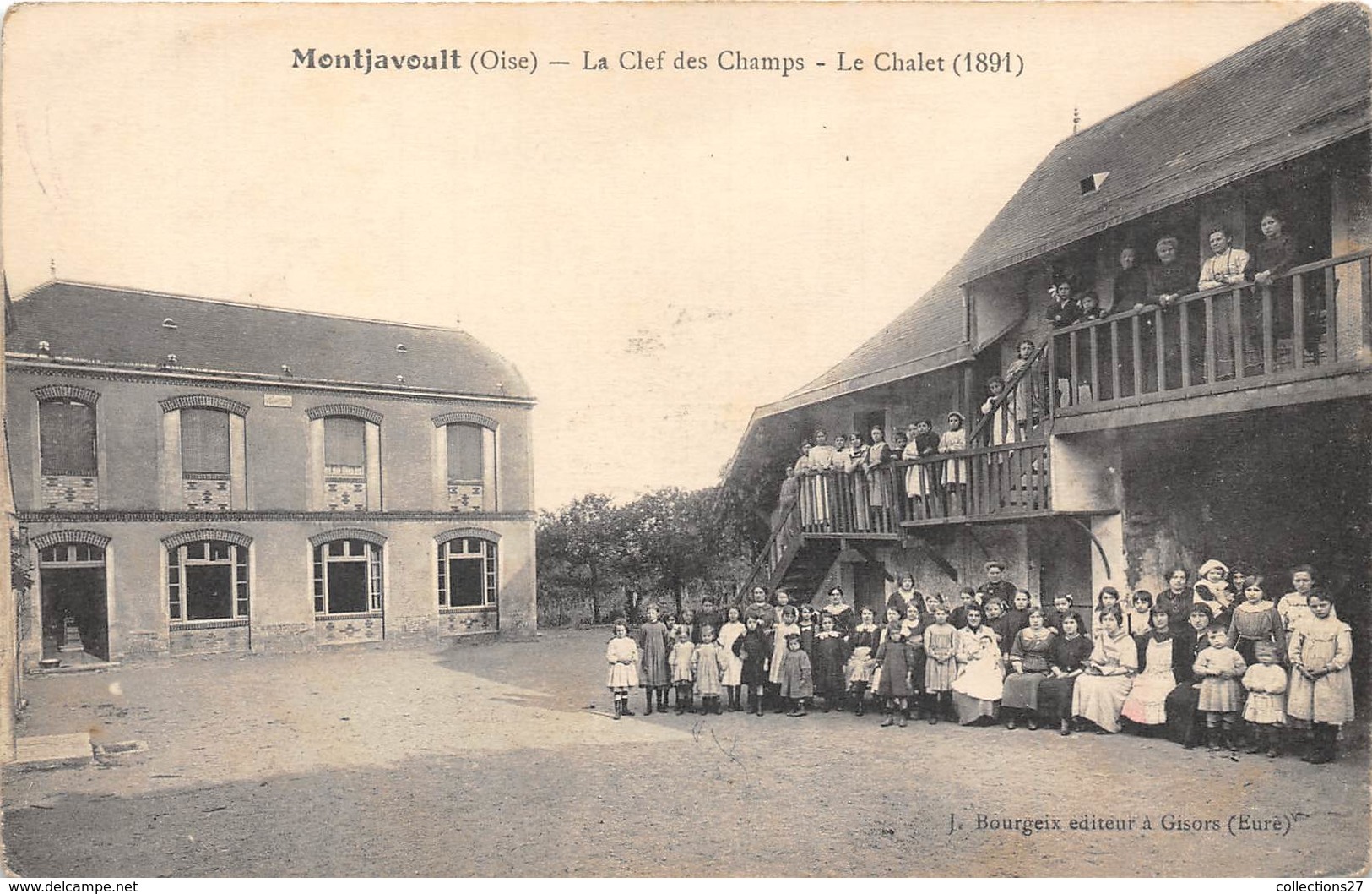 60-MONTJAVOULT- LA CLEF DES CHAMPS , LE CHALET 1891 - Montjavoult