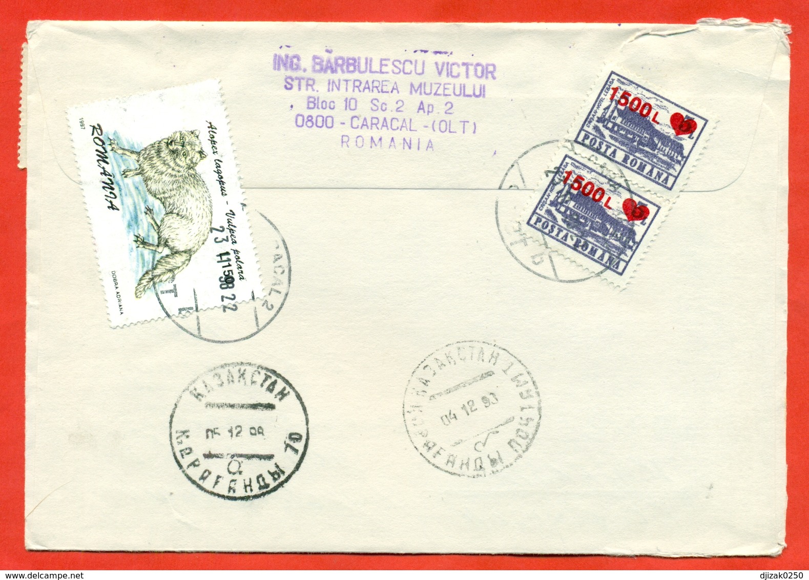 Romania 1998. Registered Envelope Is Really Past Mail. - Covers & Documents