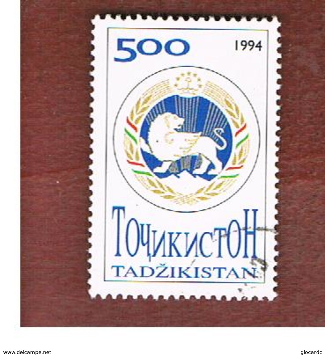TAJIKISTAN   - SG 40 - 1994  COAT OF ARMS 500     -   USED - Tagikistan