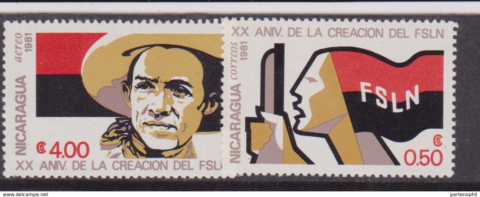 NICARAGUA 1981 FSLN  - MNH Set - Nicaragua