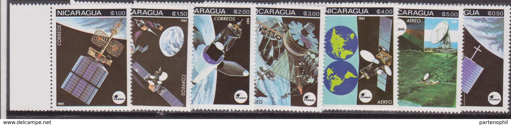 NICARAGUA 1982 Spazio Space  - MNH Set - Nicaragua