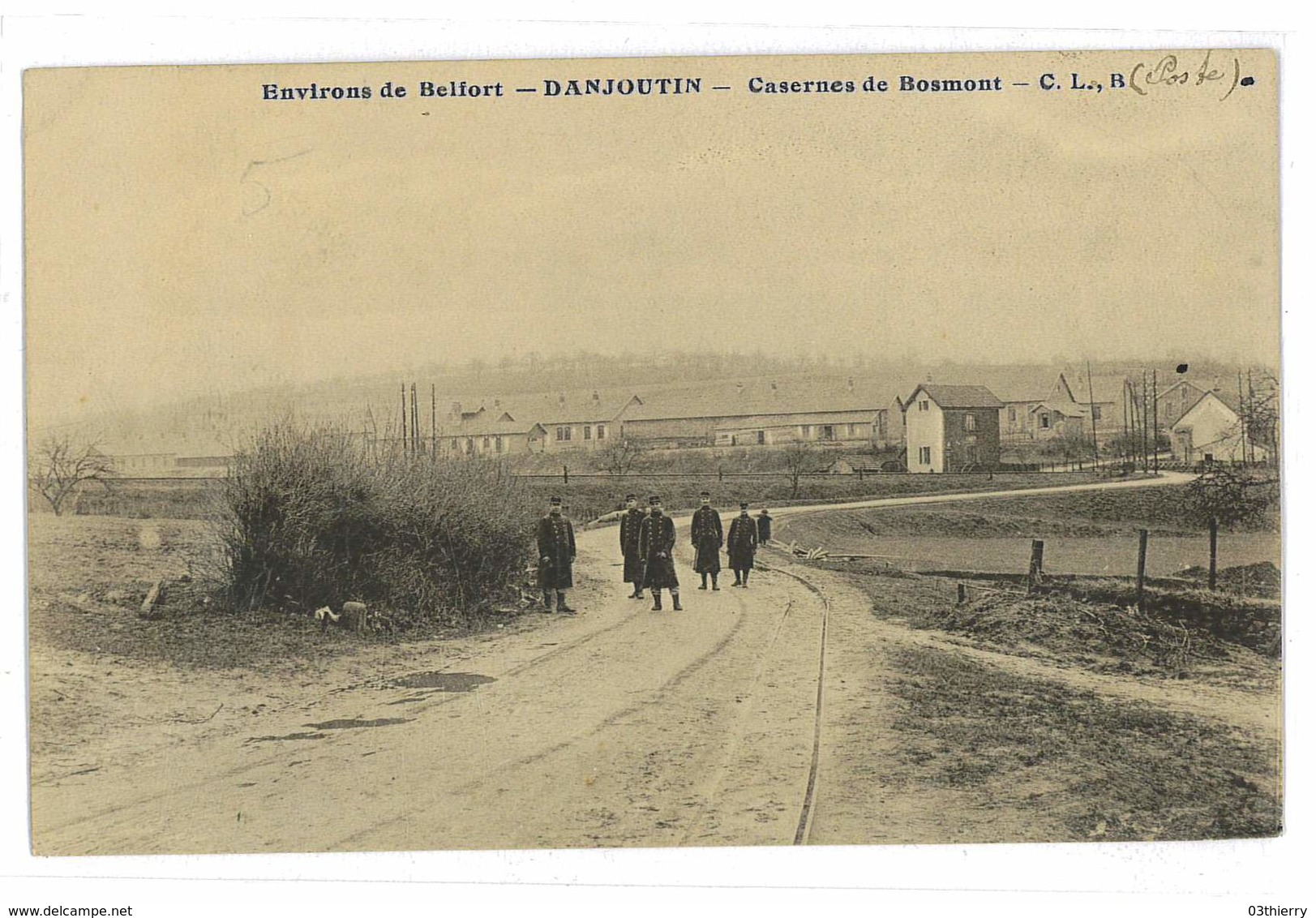 CPA 90 DANJOUTIN CASERNES DE BOSMONT - Danjoutin