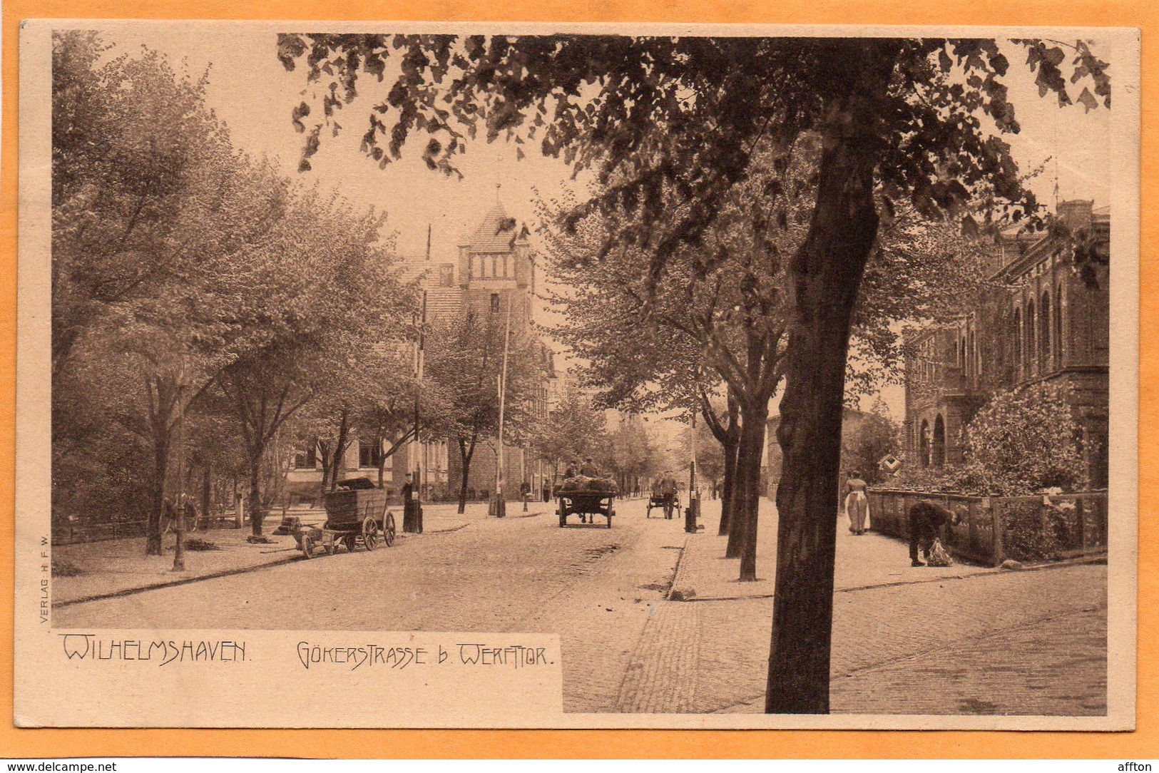 Wilhelmshaven Germany 1905 Postcard - Wilhelmshaven