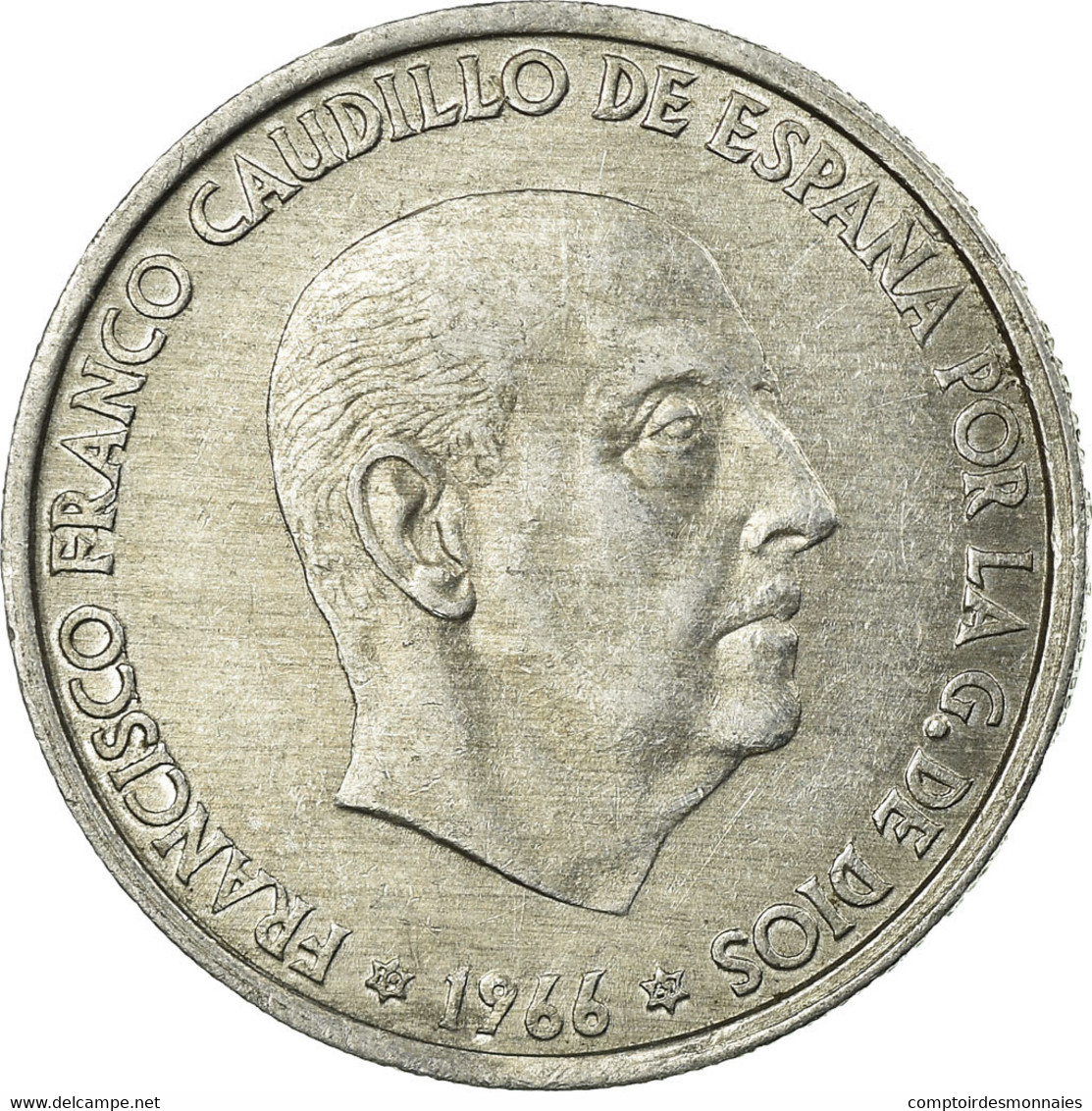 Monnaie, Espagne, Francisco Franco, Caudillo, 50 Centimos, 1969, TTB, Aluminium - 50 Centiem