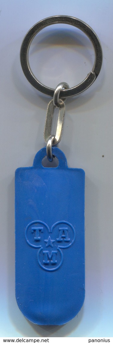 KEY RING / KEY CHAIN - TAM, Slovenia, Scoreboard, Traffic Lights, Industrial Vehicles, Truck, Camion, Length: 8cm - Trucks