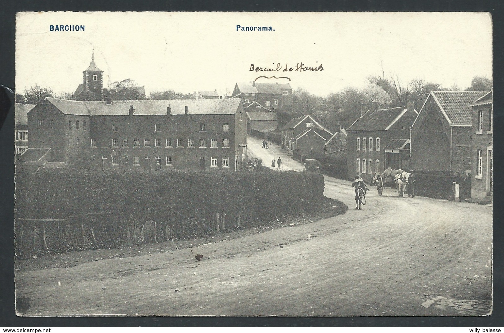 +++ CPA - Blegny - BARCHON - Panorama - Taxe - Cachet Relais 1907    // - Blégny