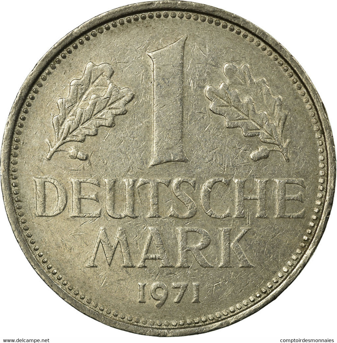 Monnaie, République Fédérale Allemande, Mark, 1971, Stuttgart, TTB - 1 Mark