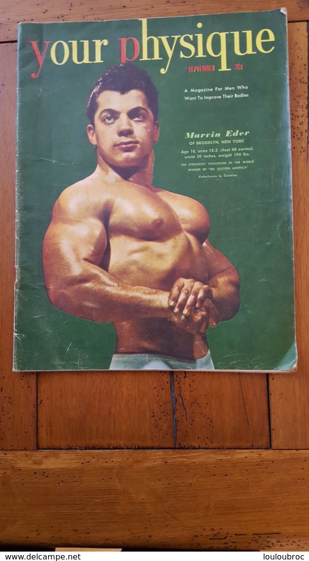 YOUR PHYSIQUE REVUE ANGLAISE SUR LE  CULTURISME CULTURSITE 09/1951 REVUE DE 50 PAGES - Sports