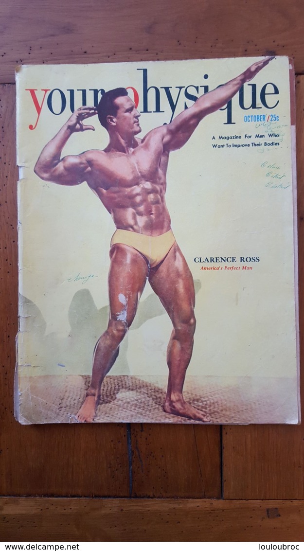 YOUR PHYSIQUE REVUE ANGLAISE SUR LE  CULTURISME CULTURSITE 10/1950 REVUE DE 50 PAGES - Sports