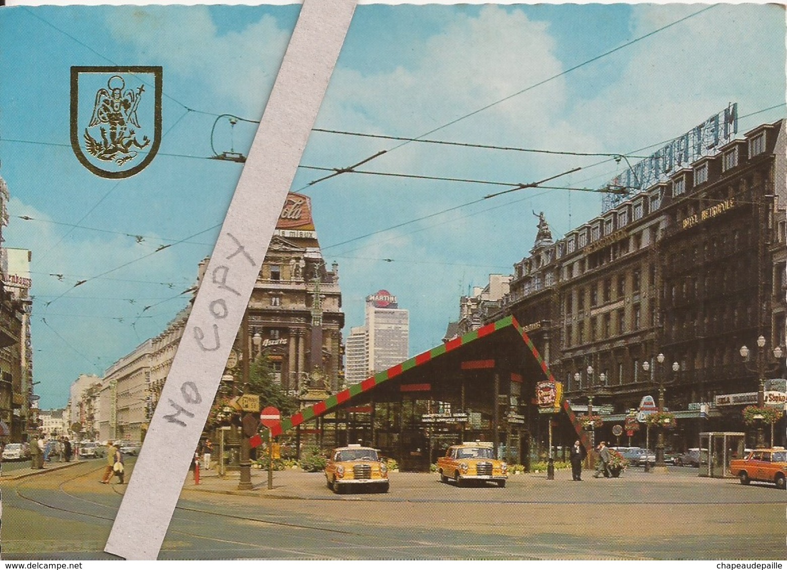 Bruxelles - Place De Brouckère - Marktpleinen, Pleinen