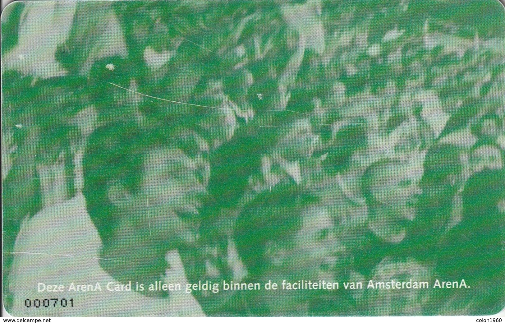 TARJETA FUNCIONAL DE HOLANDA. ARENA CARD. FUTBOL. Prepago › Team On The Field - Gemplus Chip. A022.02a. (353) - Otros & Sin Clasificación