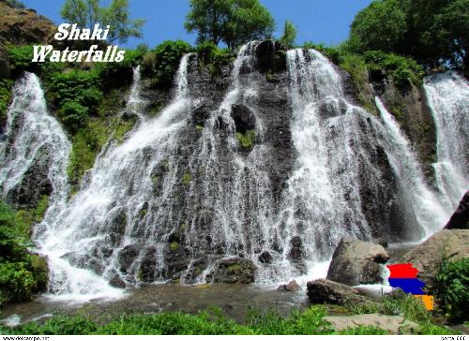 Armenia Shaki Waterfalls New Postcard Armenien AK - Armenia