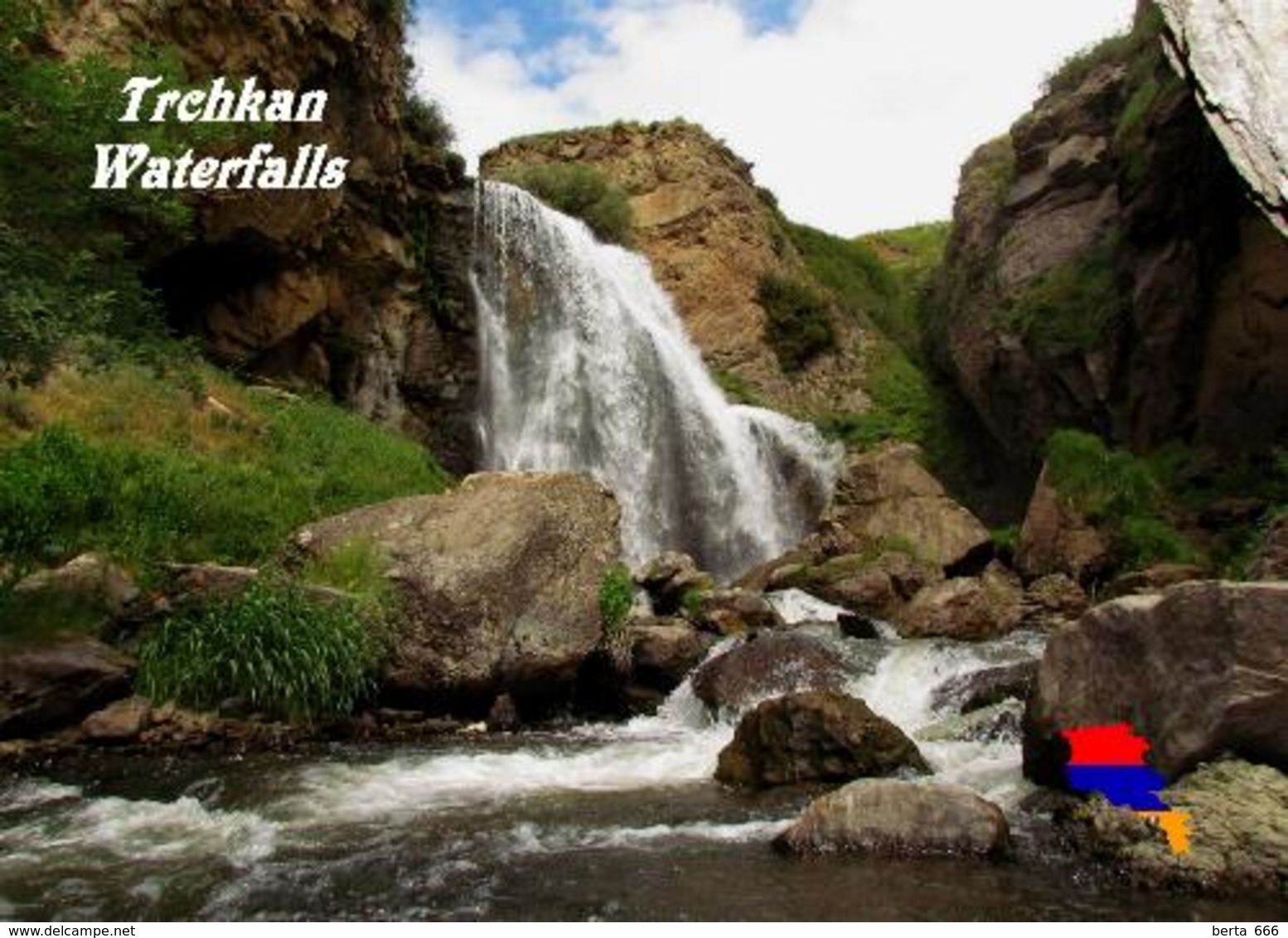 Armenia Trchkan Waterfalls New Postcard Armenien AK - Armenien