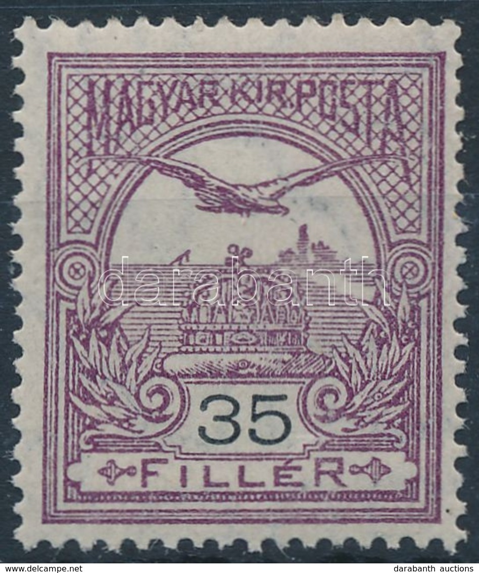 ** 1913 Turul 35f Fekvő Vízjellel  (90.000) - Altri & Non Classificati