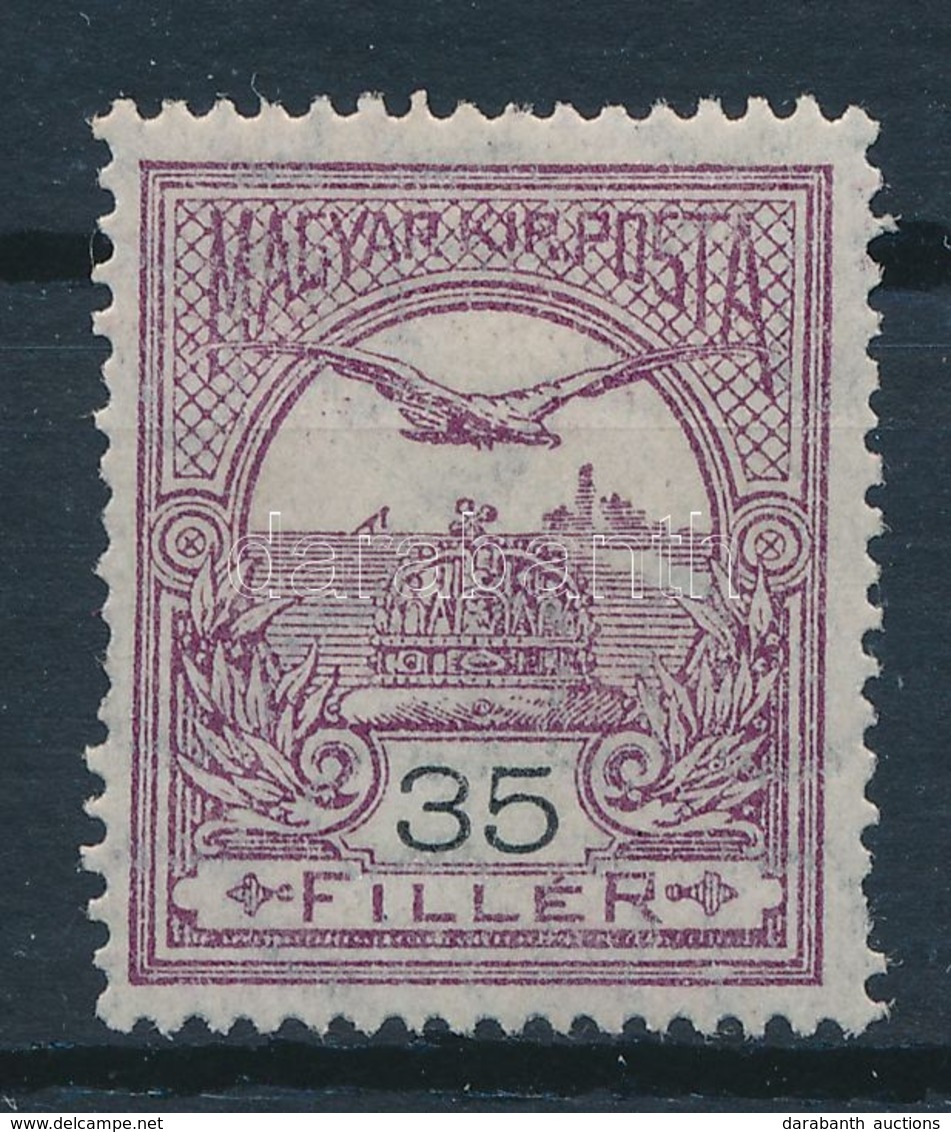 * 1913 Turul 35f Fekvő Vízjellel  (45.000) (rövid Fogak / Short Perfs) - Other & Unclassified