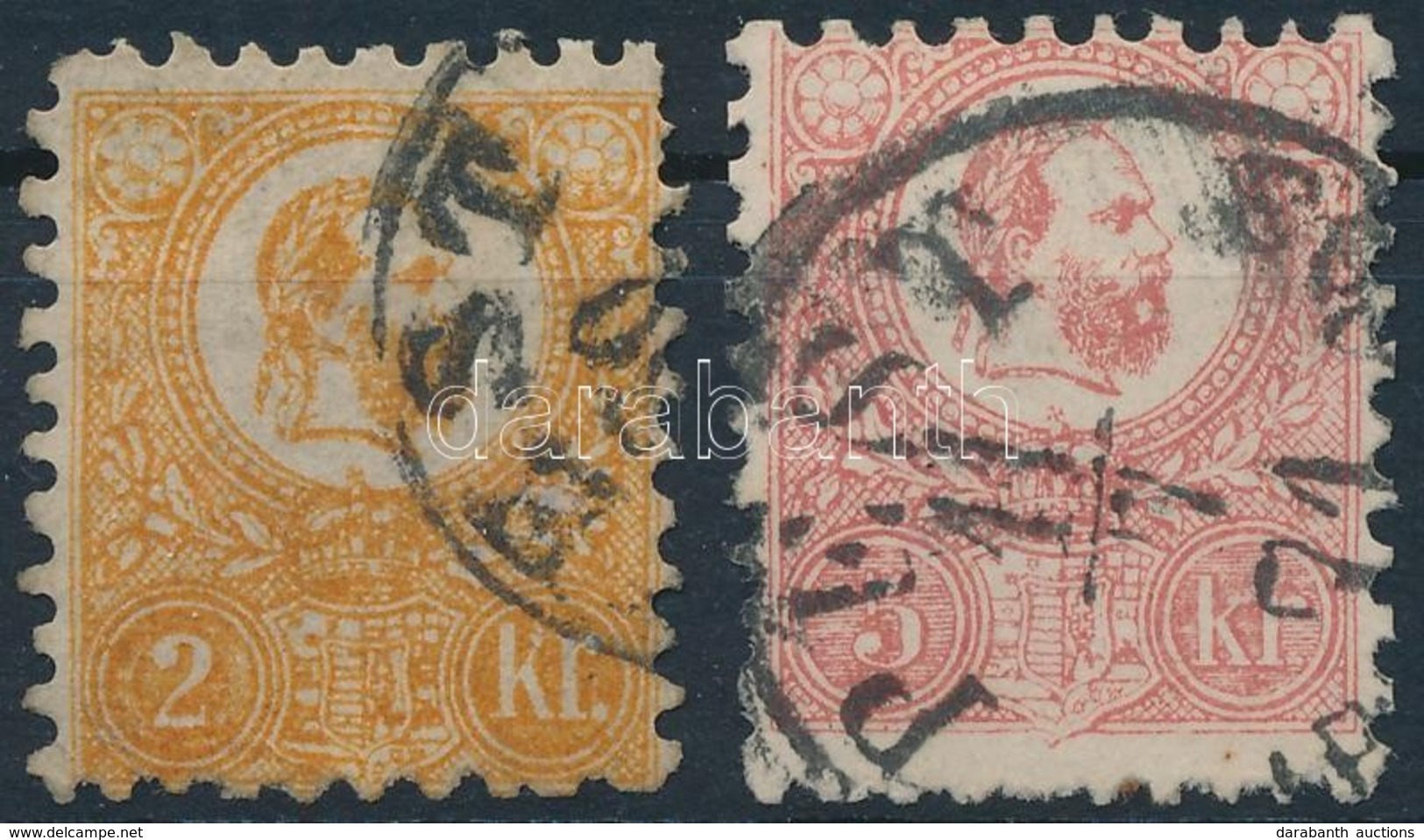 O 1871 Kőnyomat 2kr és 5kr (33.500) - Altri & Non Classificati