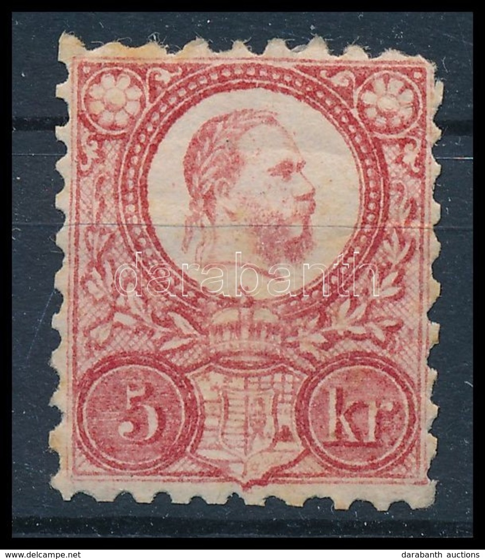 * 1871 Réznyomat 5kr Javított Gumival (27.500) - Other & Unclassified