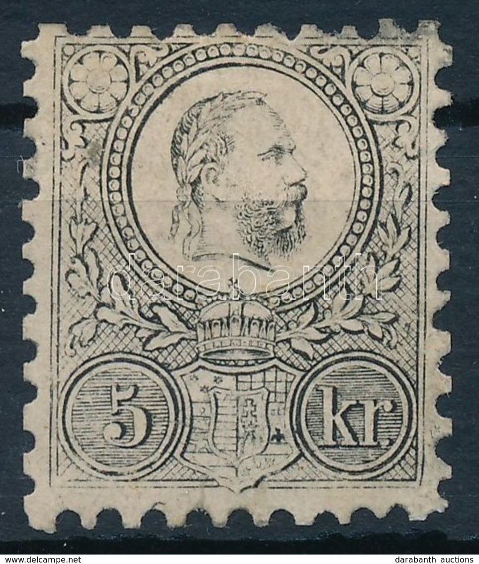 * 1871 Réznyomat 5kr Próbanyomata, Ritka  / Mi 9 Proof - Autres & Non Classés