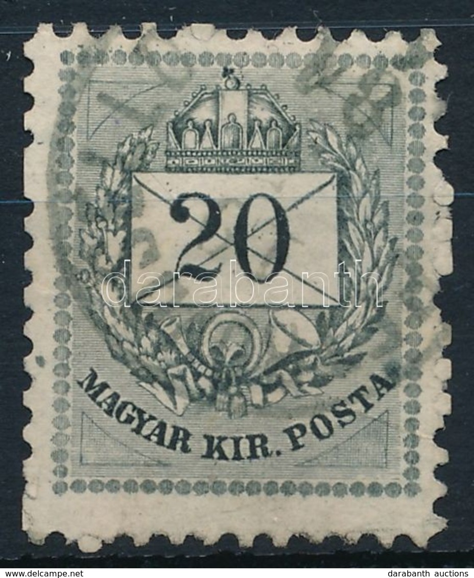 O 1874 20kr 11 1/2 Fogazás 'PETROVOSELLO' - Autres & Non Classés