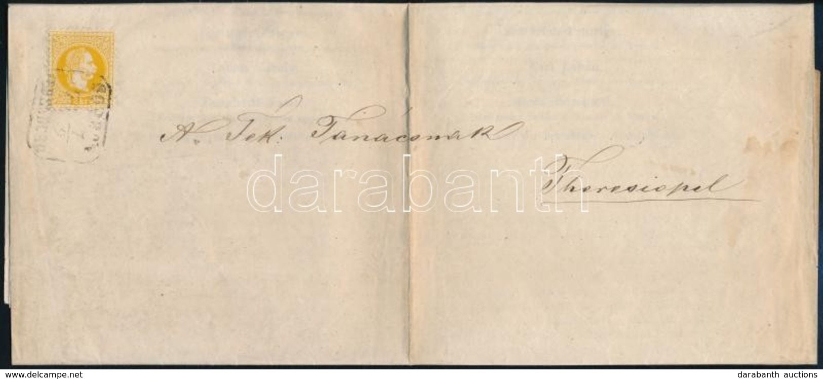 1870 2kr Nyomtatványon 'SOPRON OEDENBURG' - Theresiopel - Other & Unclassified