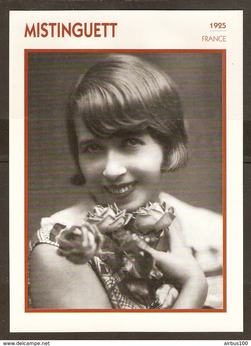 PORTRAIT DE STAR 1925 FRANCE - ACTRICE MISTINGUETT MISTINGUETTE MUSIC HALL - ACTRESS CINEMA FILM - Fotos