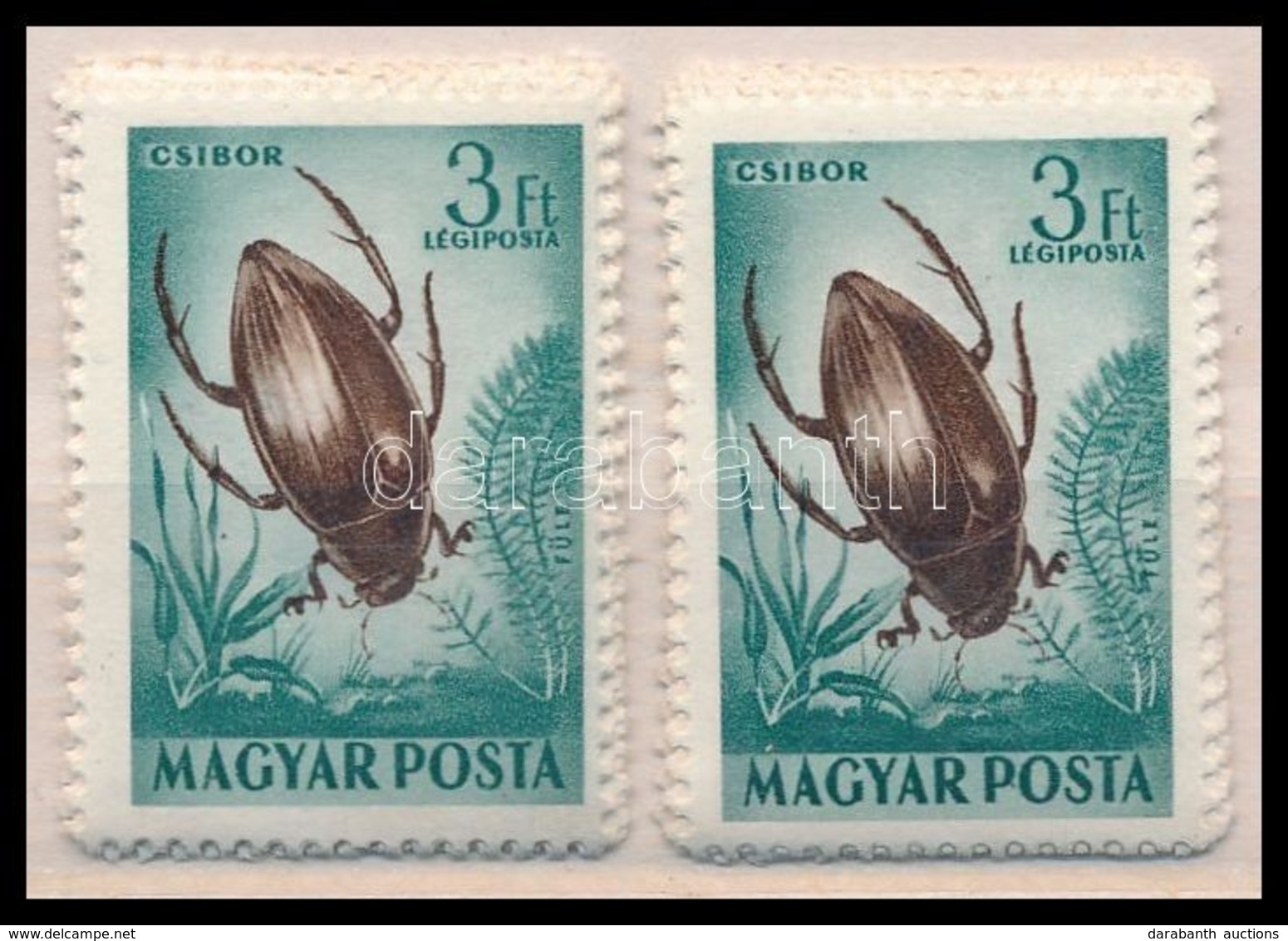 ** 1954 Rovarok 2 Db Sor (10.000) - Other & Unclassified