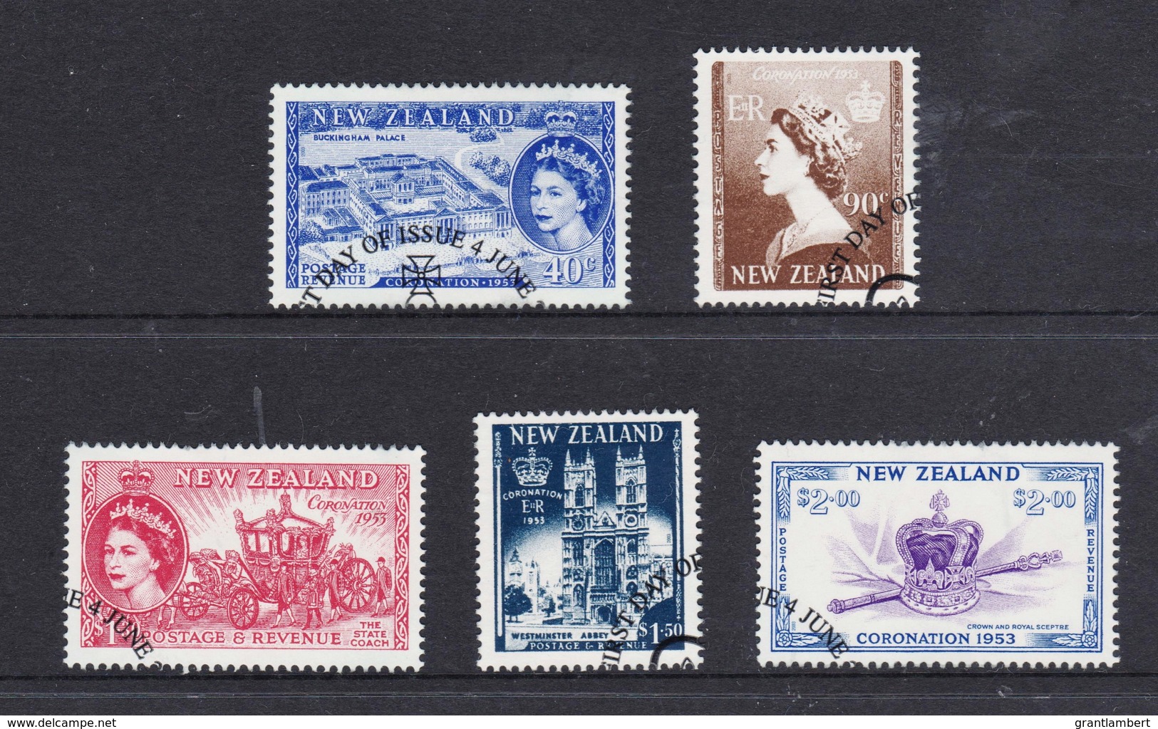 New Zealand 2003 Royalty - Coronation Anniversary Set Of 5 Used - Used Stamps