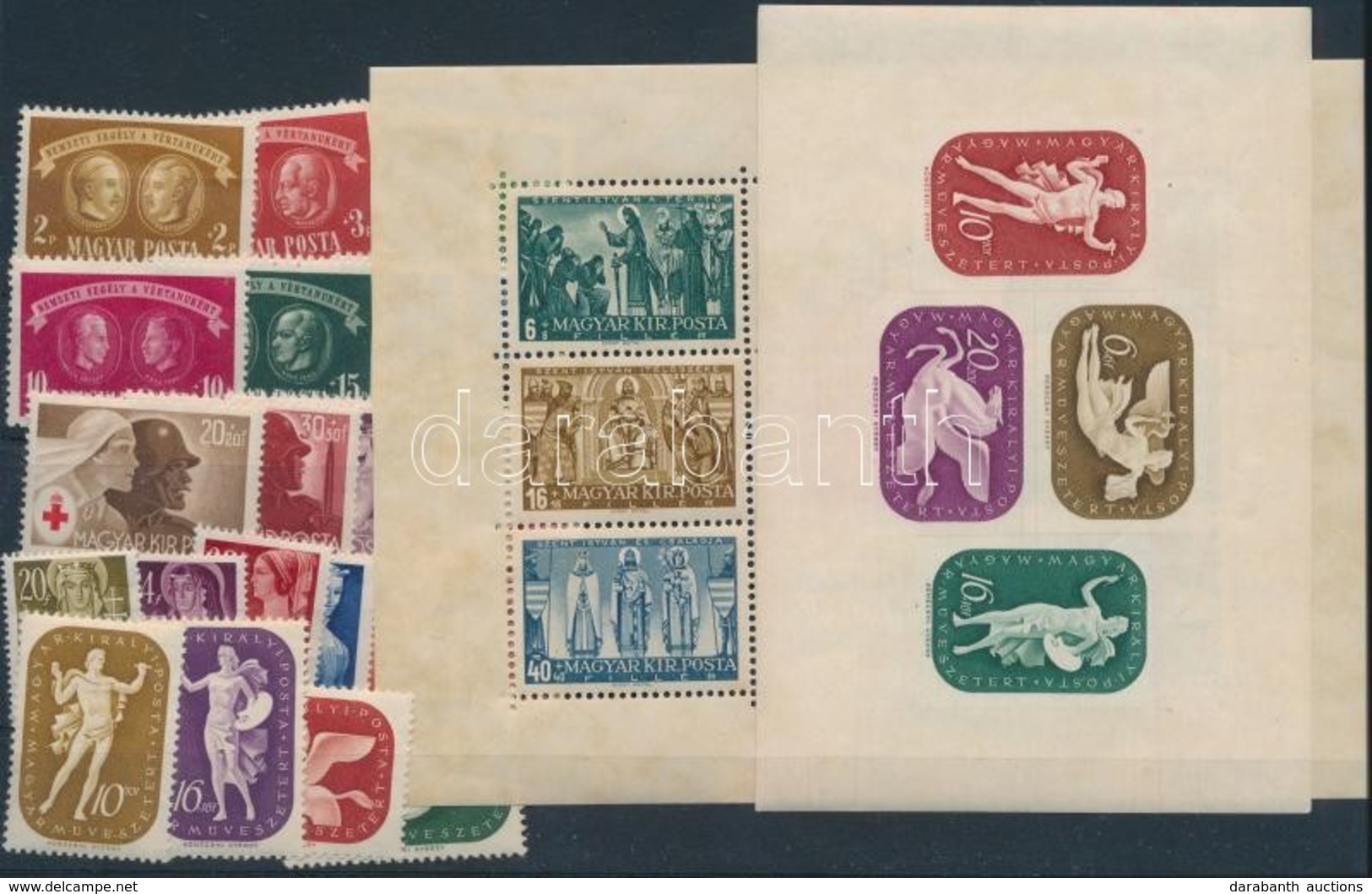 ** 1938-1945 2 Klf Blokk, + 4 Klf Sor - Other & Unclassified